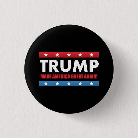 Donald Trump for President Ronde Button 3,2 Cm (Voorkant)