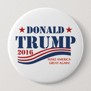 Donald Trump for President Ronde Button 4,0 Cm
