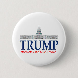 Donald Trump for President Ronde Button 5,7 Cm