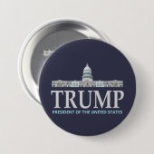 Donald Trump for President Ronde Button 7,6 Cm (Voorkant /achterkant)