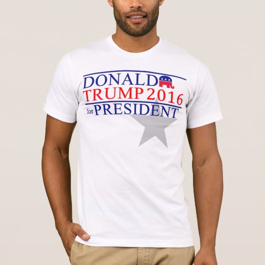 Donald Trump for President T-Shirt (Voorkant)