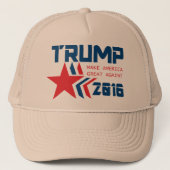 Donald Trump for President Trucker Pet (Voorkant)