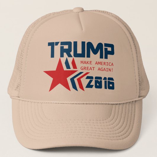 Donald Trump for President Trucker Pet (Voorkant)