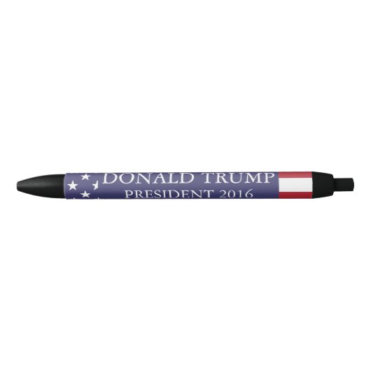 Donald Trump for President Zwarte Inkt Pen (Voorkant)
