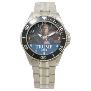Donald Trump Foto 2024 Houd Amerika groot Horloge