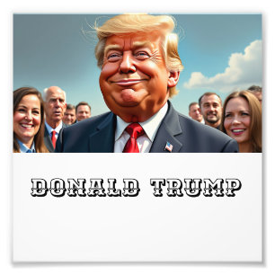 Donald Trump Foto Afdruk