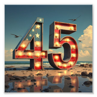 Donald Trump Foto Afdruk