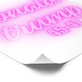 Donald Trump Foto Afdruk (Hoek)