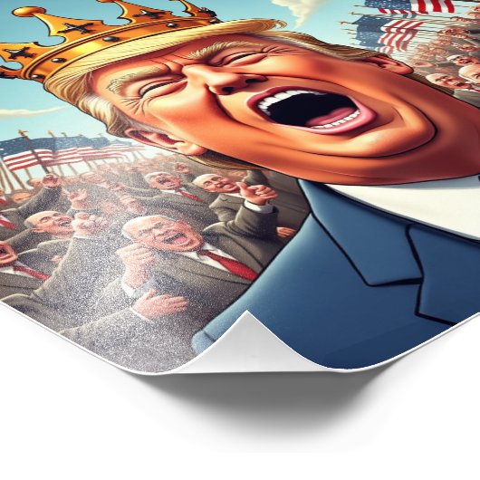 Donald Trump Foto Afdruk (Hoek)