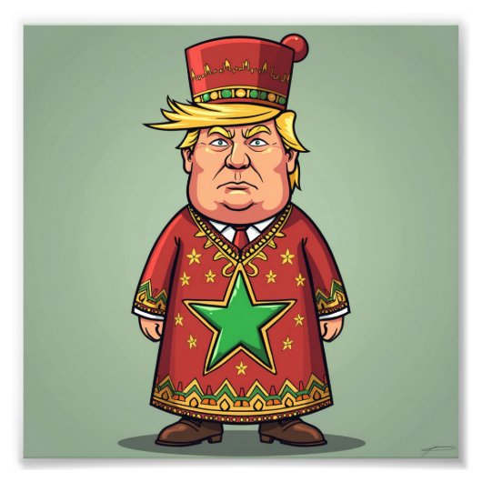 Donald Trump Foto Afdruk (Voorkant)