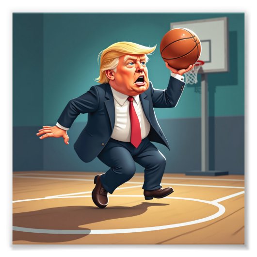 Donald Trump Foto Afdruk (Voorkant)