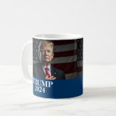 Donald Trump-foto Koffiemok (Voorkant links)
