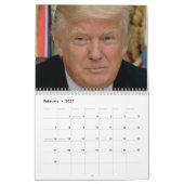 Donald Trump Foto Maandelijkse Kalender (Feb 2027)