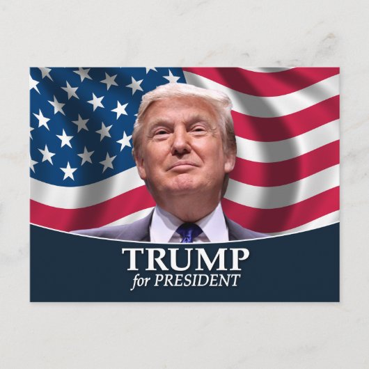 Donald Trump Foto - President 2016 Briefkaart (Voorkant)