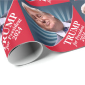 Donald Trump Foto - President 2016 Cadeaupapier (Rol Hoek)