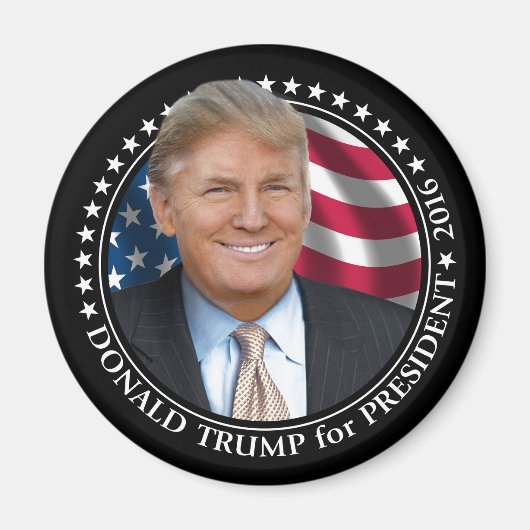 Donald Trump Foto - President 2016 Magneet (Voorkant)