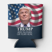 Donald Trump Foto - President 2024 Blikjeskoeler (Voorkant)