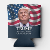 Donald Trump Foto - President 2024 Blikjeskoeler (Achterkant)