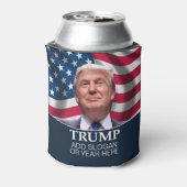 Donald Trump Foto - President 2024 Blikjeskoeler (Blikje Achterkant)