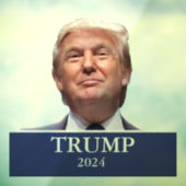 Donald Trump Foto President 2024 Decal (Vel 3)
