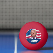 Donald Trump Foto - President 2024 Pingpongbal (Net)