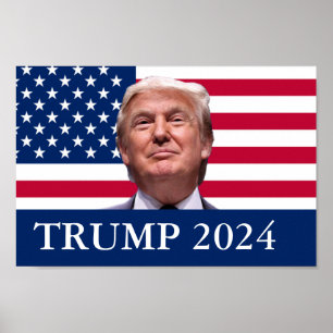 Donald Trump Foto - President 2024 Poster
