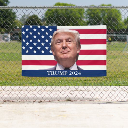 Donald Trump Foto - President 2024 Spandoek (Insitu)