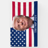Donald Trump Foto - President 2024 Spandoek (Verticaal)