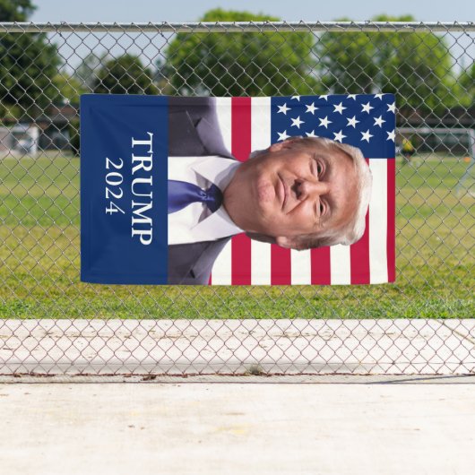 Donald Trump Foto - President 2024 Spandoek (Insitu)