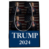 Donald Trump Foto - President - genoeg gezegd Medium Cadeauzakje (Voorkant)