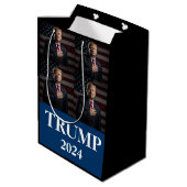 Donald Trump Foto - President - genoeg gezegd Medium Cadeauzakje (Achterkant Gekanteld)