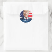 Donald Trump Foto - President genoeg gezegd Ronde Sticker (Tas)