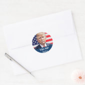 Donald Trump Foto - President genoeg gezegd Ronde Sticker (Envelop)