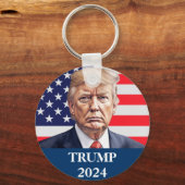 Donald Trump Foto - President genoeg gezegd Sleutelhanger (Voorkant)