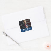 Donald Trump Foto - President -genoeg gezegd Vierkante Sticker (Envelop)