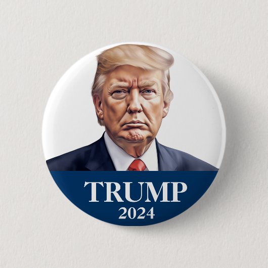 Donald Trump Foto - President -genoeg zei Pinbak Ronde Button 5,7 Cm (Voorkant)