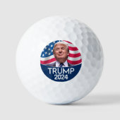 Donald Trump Foto - President Golfballen (Voorkant)