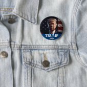 Donald Trump Foto - Presidentieel Ronde Button 5,7 Cm (In situ)