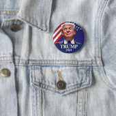 Donald Trump-foto  Ronde Button 5,7 Cm (In situ)