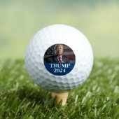 Donald Trump Foto - Trump 2024 Houd Amerika groot Golfballen (Insitu Shirt)