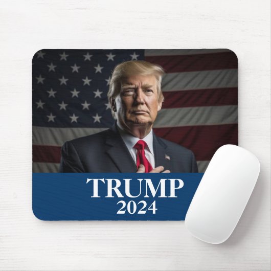 Donald Trump Foto - Trump 2024 Houd Amerika groot Muismat (Met muis)