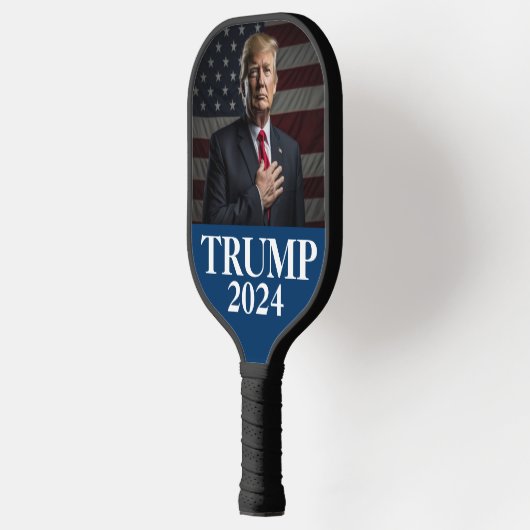 Donald Trump Foto - Trump 2024 Houd Amerika groot Pickleball Paddle (Links)