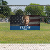 Donald Trump Foto - Trump 2024 Houd Amerika groot Spandoek (Insitu)