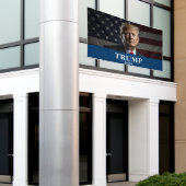 Donald Trump Foto - Trump 2024 Houd Amerika groot Spandoek (Buitenkant Gebouw)