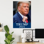 Donald Trump Foto - Trump 2024 Poster (Thuiskantoor)