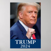 Donald Trump Foto - Trump 2024 Poster (Voorkant)