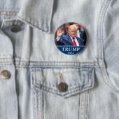 Donald Trump Foto - Trump 2024 Ronde Button 5,7 Cm (In situ)
