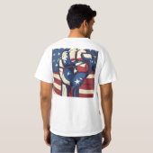Donald Trump Fotoprint T-shirt (Achterkant volledig)