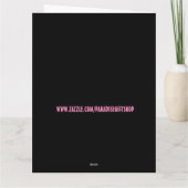 DONALD TRUMP FUNNY BIG BIRTHDAY KAART "LOSERS!" (Achterkant)