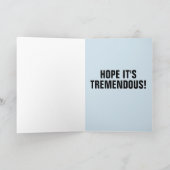 DONALD TRUMP Funny BIRTHDAY-Wenskaarten Kaart (Binnen)